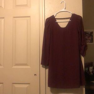 Maroon Dress